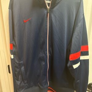Nike Men's Navy and Red Jacket size L/ NWOT664